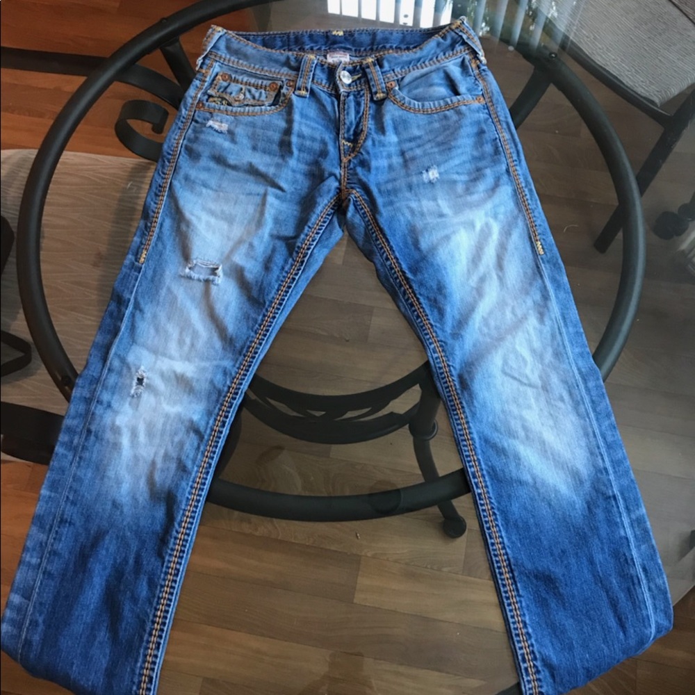 True religion jeans size 28 skinny fit - Picture 2 of 2